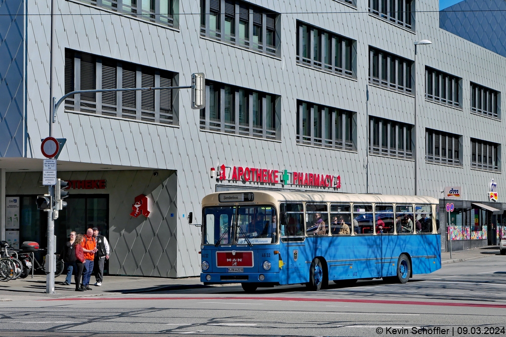 Wagen 4632 | M-YN 4432 H | Giesing Bahnhof | 10.03.2024