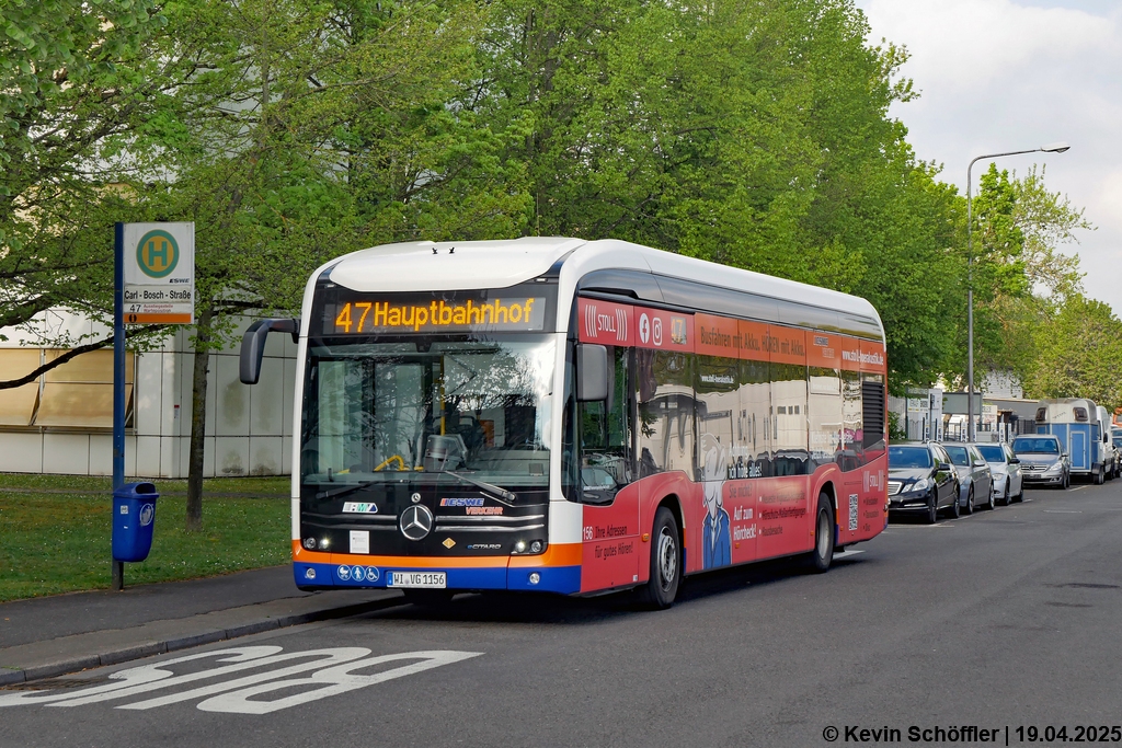 Wagen 156 | WI-VG 1156 | Biebrich Carl-Bosch-Straße | 19.04.2025