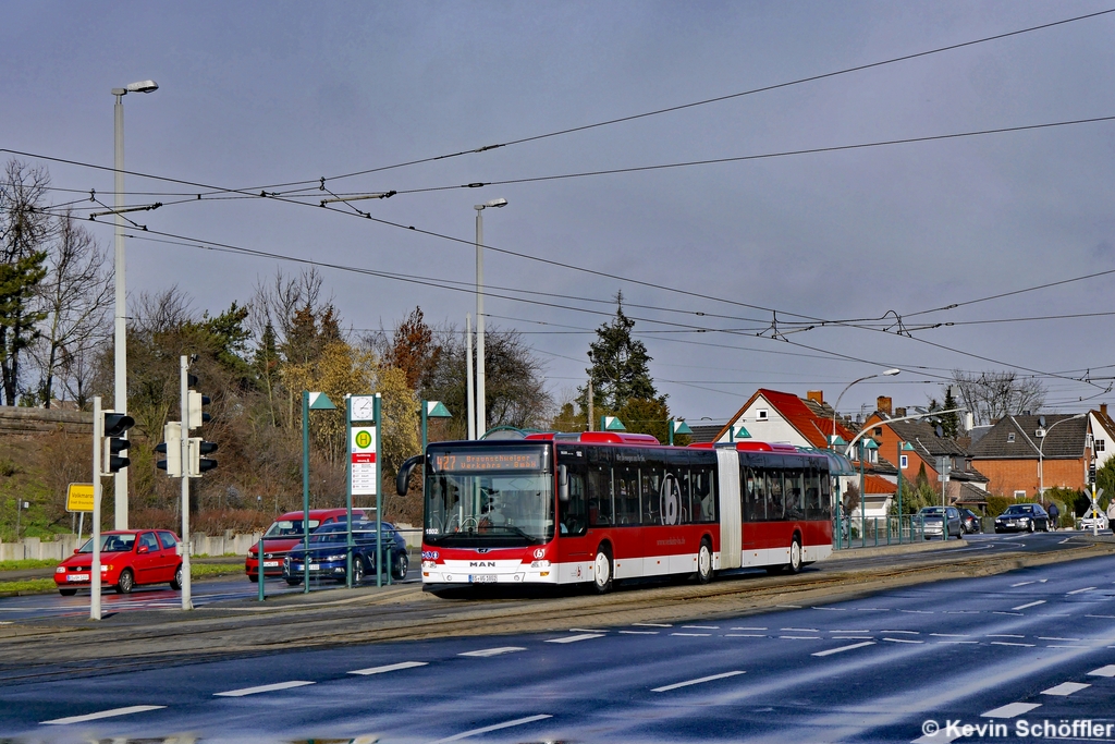 Wagen 1802 | BS-VG 1802 | Volkmarode Moorhüttenweg | 11.02.2019