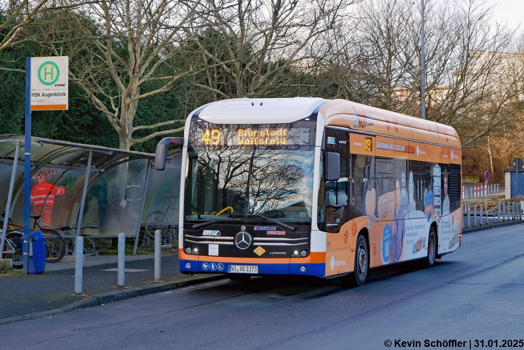 Wagen 173 | WI-VG 1173 | Dotzheim HSK Augenklinik | 31.01.2025