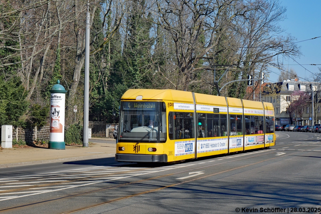 Wagen 2510 | Radebeul Meißner Straße | 28.03.2025