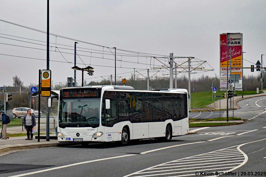 Wagen 917 078-5 | PIR-ST 435 | Gompitzer Höhe | 29.03.2025
