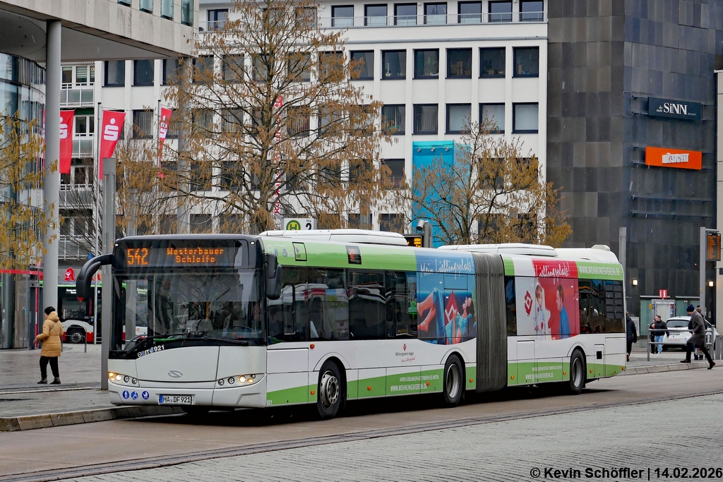 Wagen 921 | HA-DF 921 | Stadtmitte/Volme-Galerie | 14.02.2026