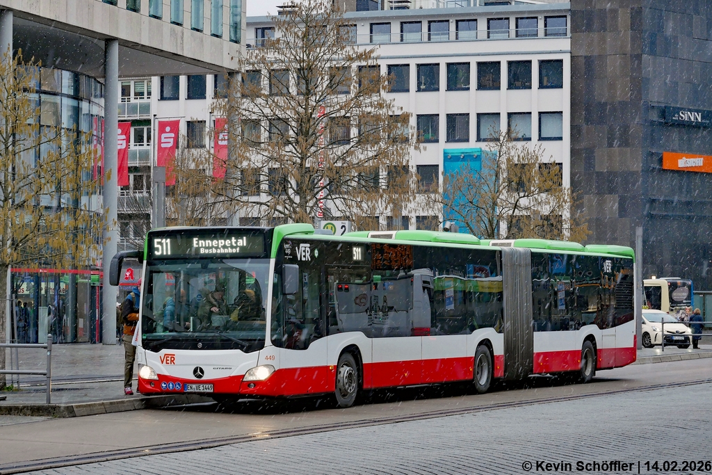 Wagen 449 | EN-VE 1449 | Hagen Stadtmitte | 14.02.2026