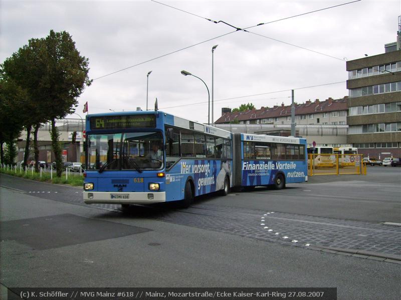 MZ-MV 618 Mainz Mozartstr./Ecke Kaiser-Karl-Ring 27.08.2007