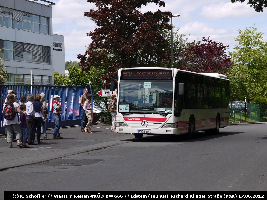 RÜD-BW 666 Idstein Richard-Klinger-Straße (P+R) 17.06.2012