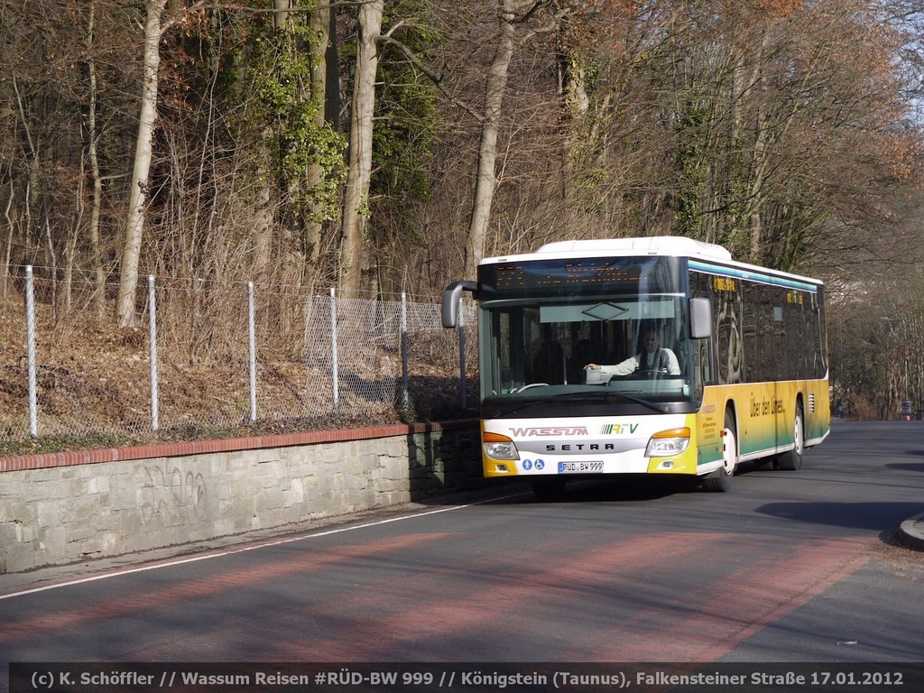 RÜD-BW 999 Königstein (Taunus) Falkensteiner Straße (nahe Taunusschule) 17.01.2012