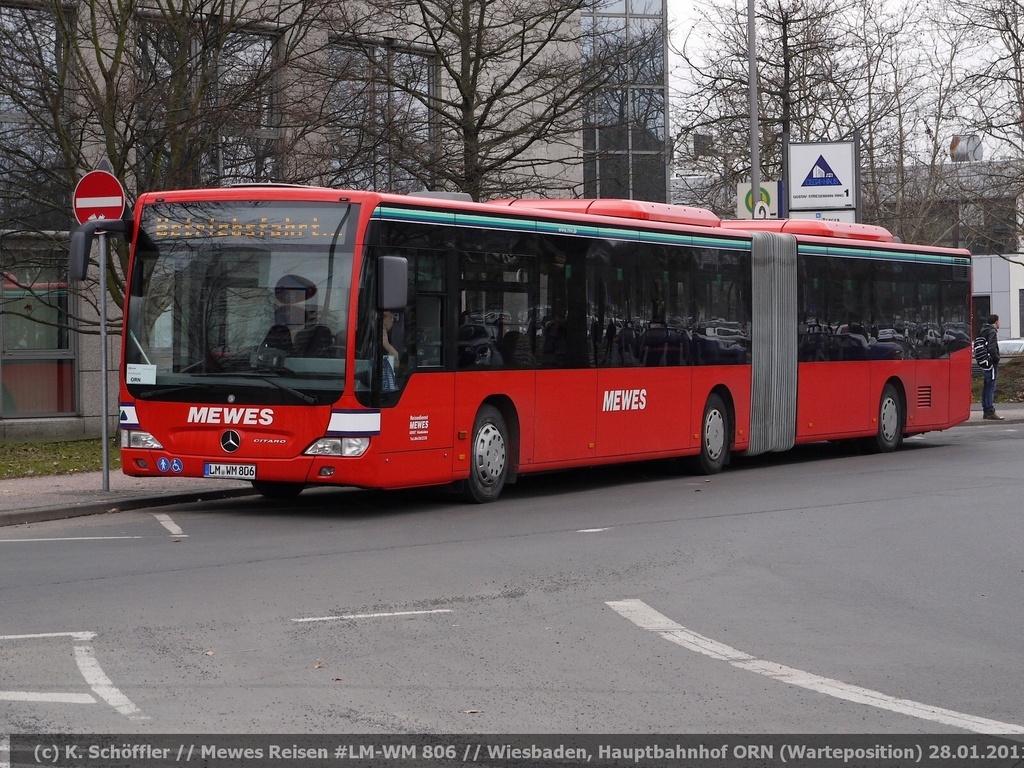 LM-WM 806 Wiesbaden Hauptbahnhof 28.01.2011