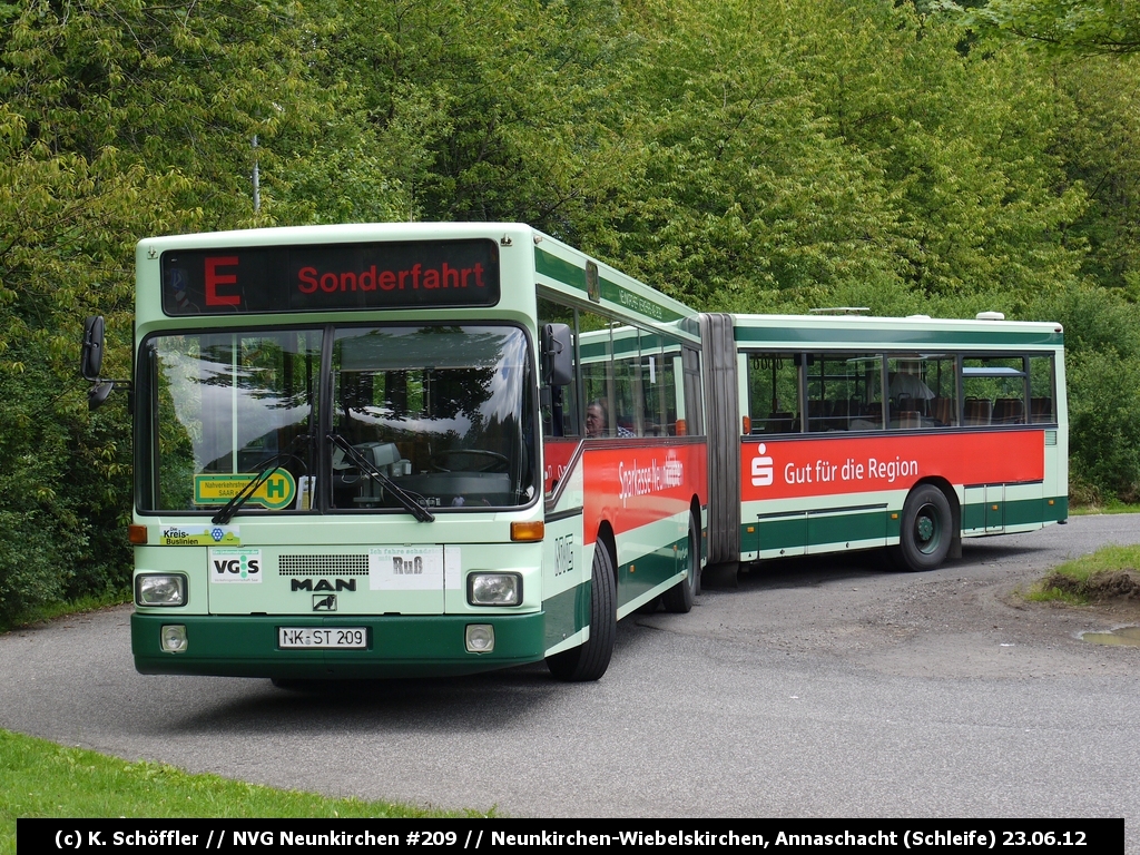 NK-ST 209 Wiebelskirchen Annaschacht (Schleife) 23.06.2012