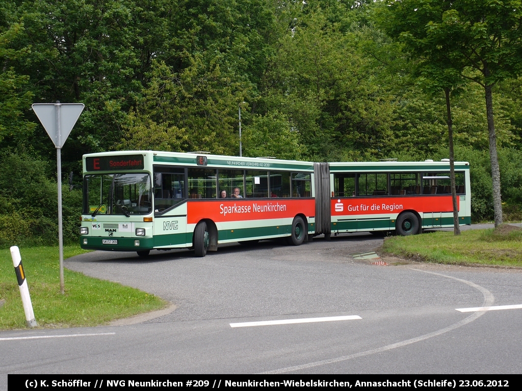 NK-ST 209 Wiebelskirchen Annaschacht (Schleife) 23.06.2012