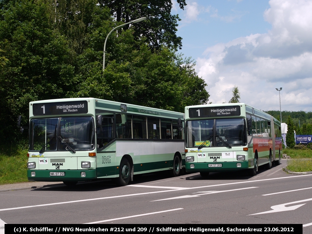 NK-ST 212 + NK-ST 209 Heiligenwald Sachsenkreuz 23.06.2012