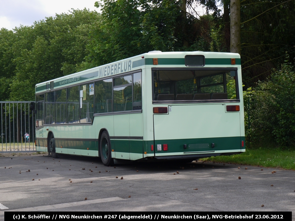 NK-ST 247 (abgemeldet) Neunkirchen NVG-Betriebshof 23.06.2012