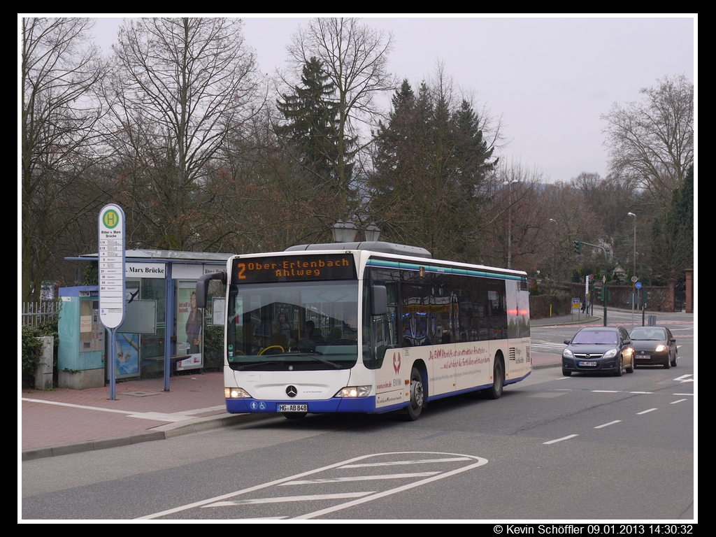 HG-AB 848 Bad Homburg Ritter-von-Marx-Brücke 09.01.2013