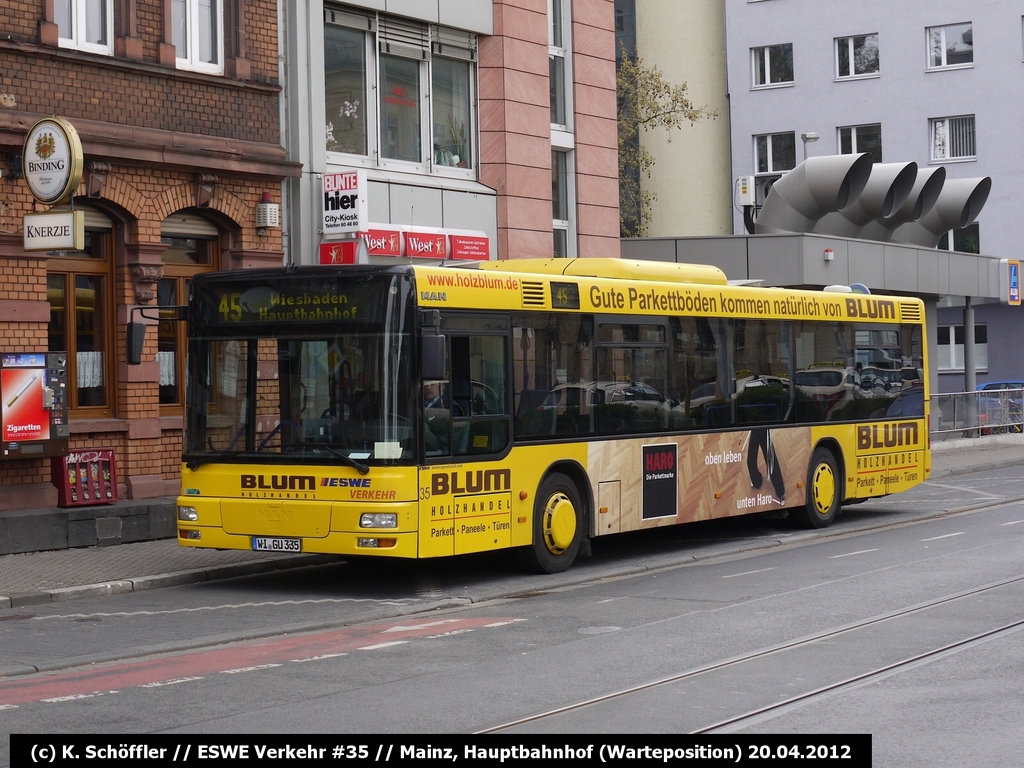 WI-GU 335 Mainz Hauptbahnhof 20.04.2012