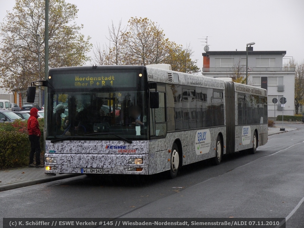 WI-QM 145 Nordenstadt Siemensstraße/Aldi 07.11.2011