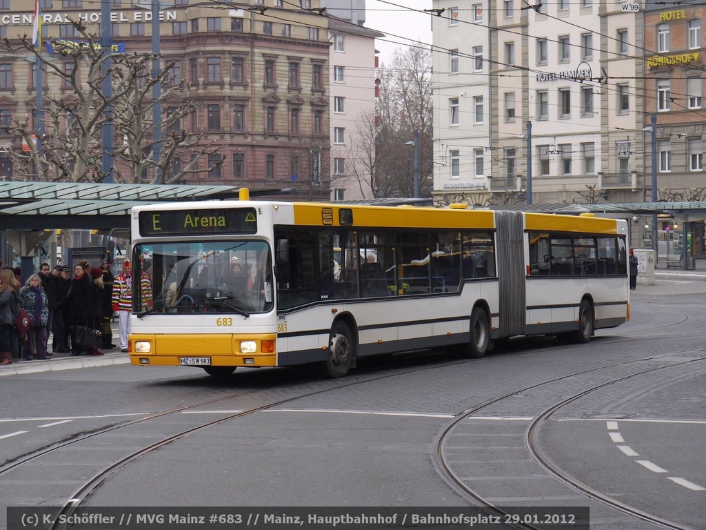 MZ-SW 683 Mainz Hauptbahnhof 29.01.2012