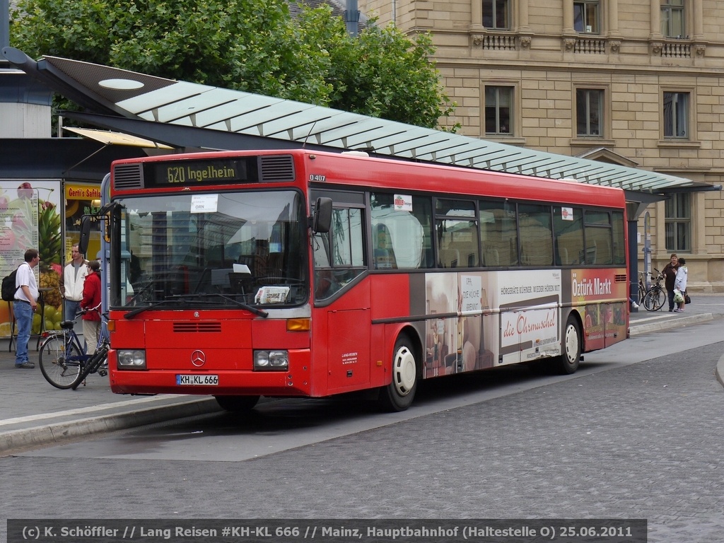 KH-KL 666 Mainz Hauptbahnhof (Haltestelle O) 25.06.2011