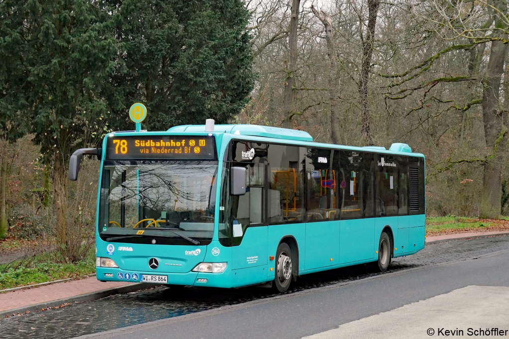 Wagen 264 | WI-RS 864 | Schwanheim Rheinlandstraße | 09.12.2020