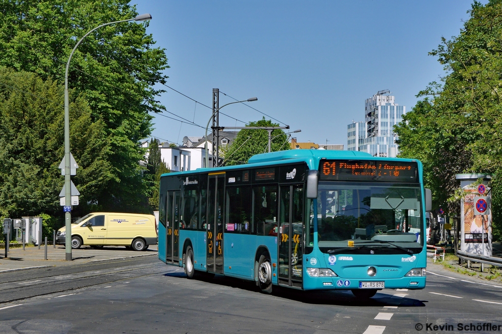 Wagen 278 | WI-RS 878 | Niederrad Schwarzwaldstraße | 07.05.2018