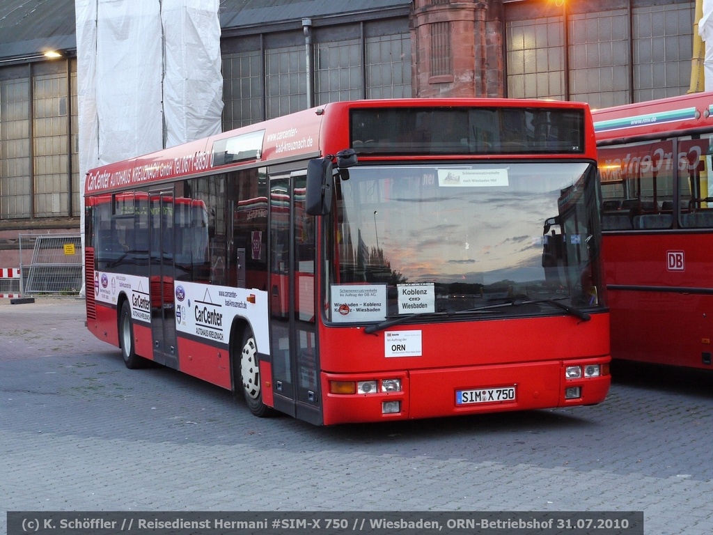 SIM-X 750 Wiesbaden ORN-Betriebshof 31.07.2010