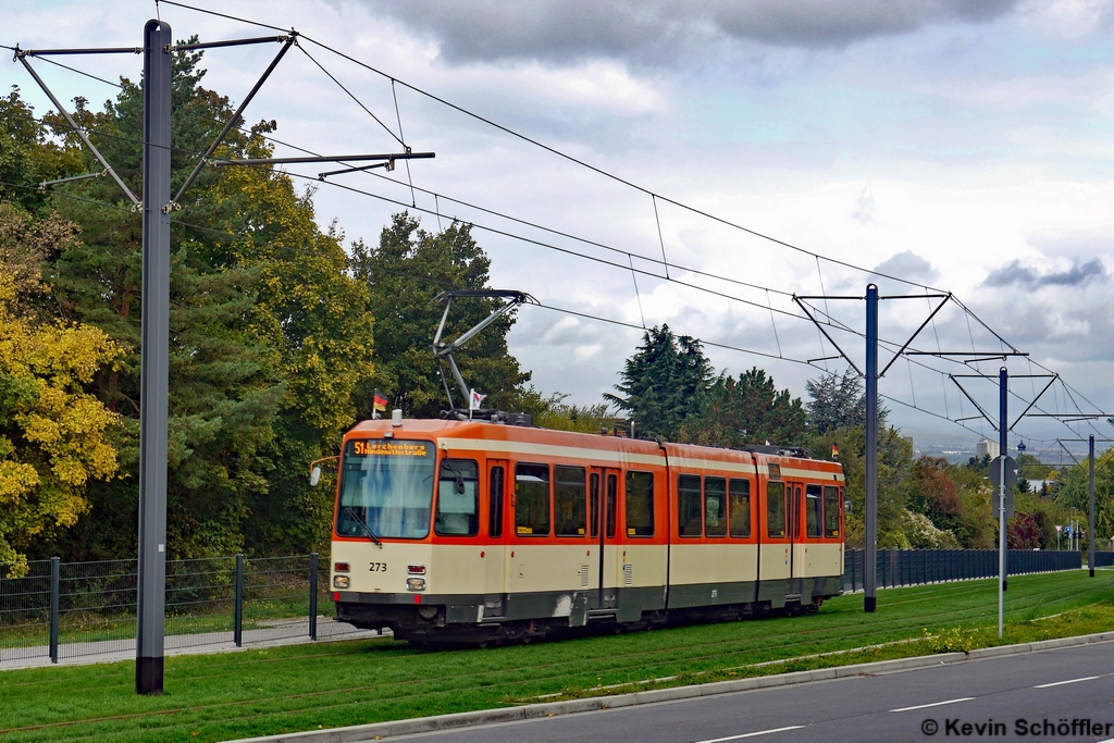 Tw 273 Bretzenheim Haifa-Allee 03.10.2017