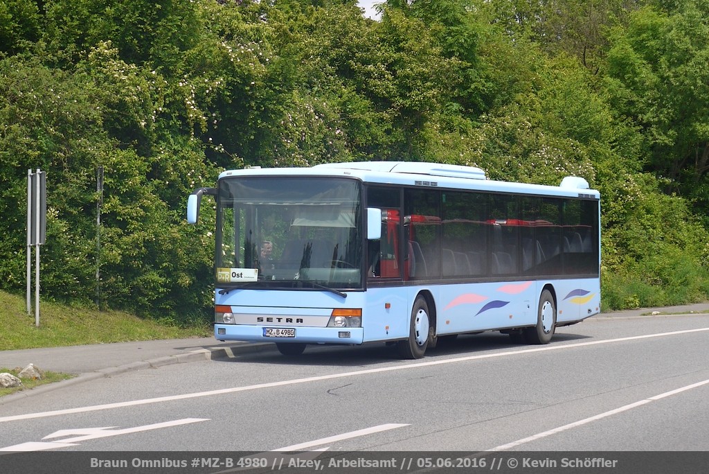 MZ-B 4980 Alzey Arbeitsamt 05.06.2016