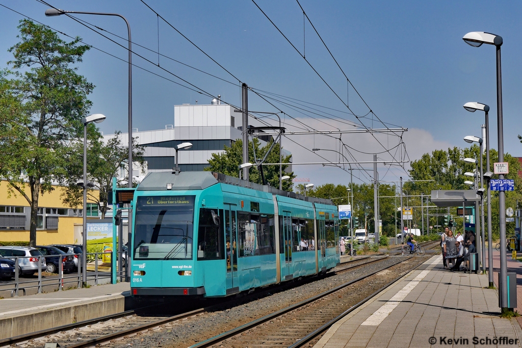 Tw 016 | Niederrad H.-Heinrich-Hoffmann-Straße/Blutspendedienst | 17.08.2018