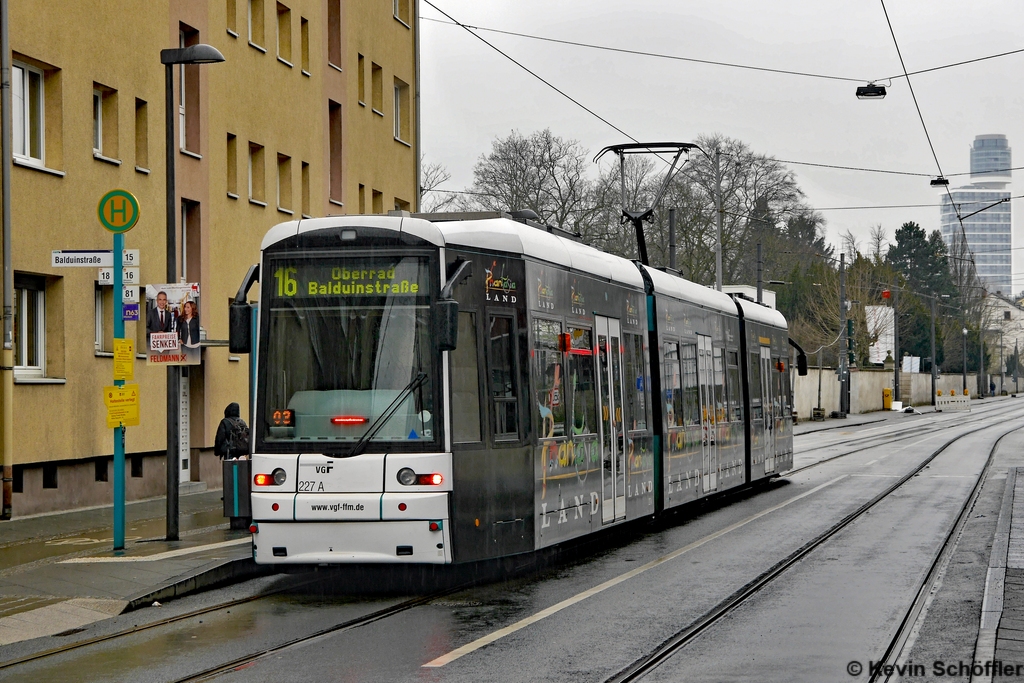 Tw 227 Oberrad Balduinstraße 09.03.2018