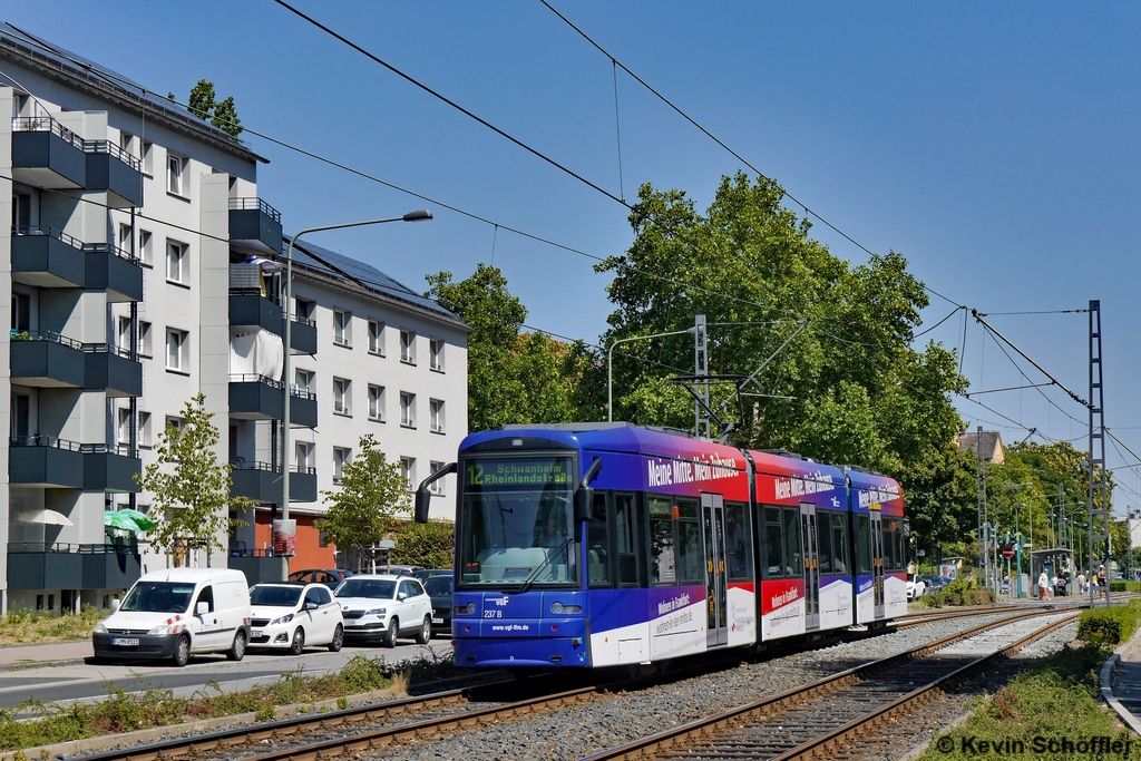 Tw 237 | Niederrad Adolf-Miersch-Straße | 19.08.2018