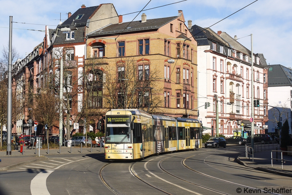 Tw 240 Sachsenhausen Brücken-/Textorstraße 20.01.2017