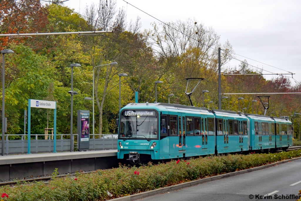 Tw 916 | Eckenheim Gießener Straße | 29.10.2018