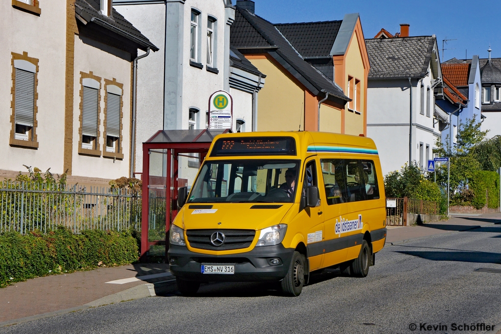 Wagen 316 | EMS-NV 316 | Idstein Dammühlenweg | 12.09.2018