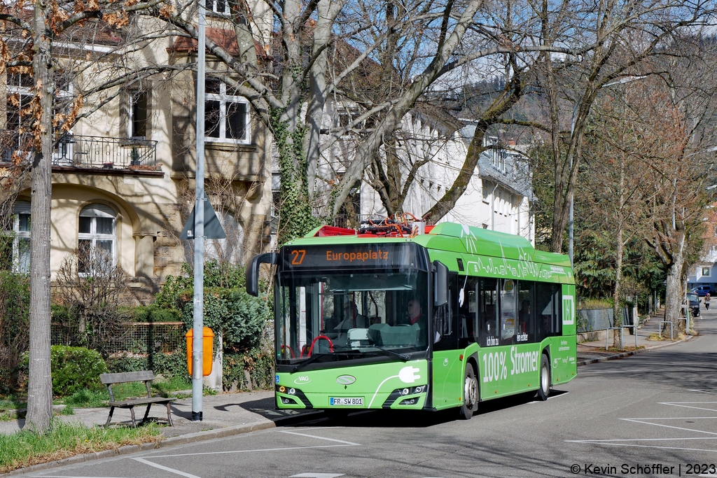 Wagen 801 | FR-SW 801 | Herdern Starkenstraße | 15.03.2023