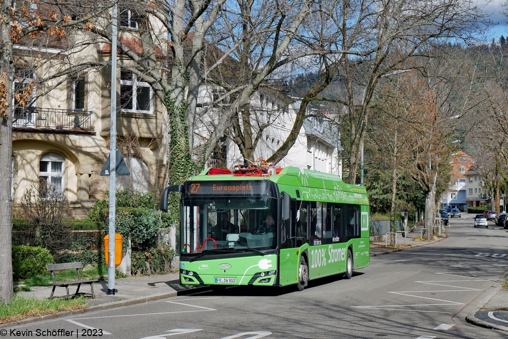 Wagen 802 | FR-SW 802 | Herdern Starkenstraße | 15.03.2023