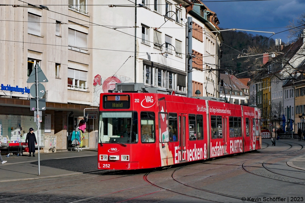 Wagen 252 | Bertoldstraße | 15.03.2023