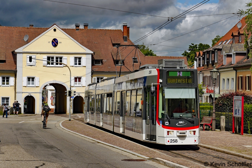 Tw 258 Günterstal Klosterplatz 28.06.2017