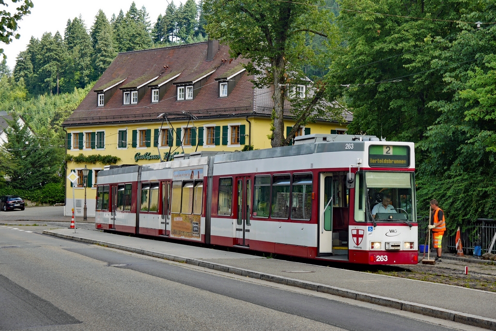 Tw 263 Günterstal Dorfstraße 28.06.2017