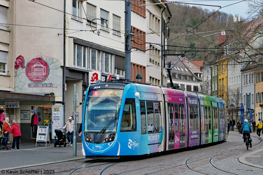 Wagen 304 | Bertoldstraße | 15.03.2023