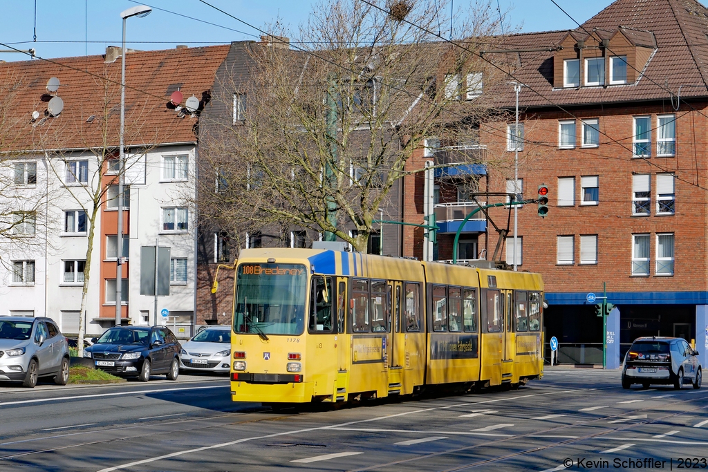 Wagen 1178 | Altenessen Altenessener Straße | 24.03.2023