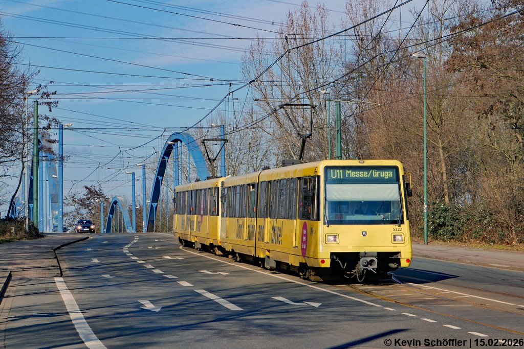 Wagen 5222 | Altenessen Zweigertbrücke | 15.02.2026