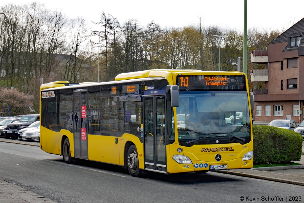 Wagen 3125 | GE-RN 350 | Borbeck Bahnhof | 28.03.2023