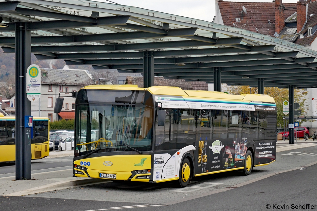 FB-FS 1714 | Gelnhausen Busbahnhof | 24.11.2021