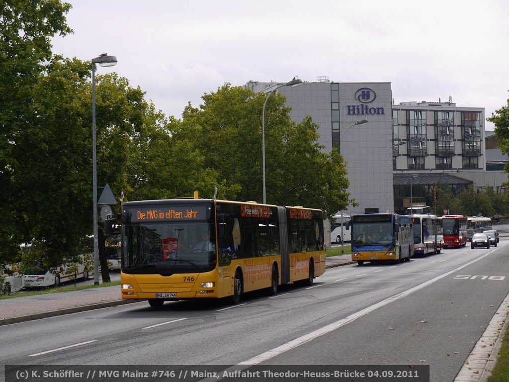 MZ-SW 746 Mainz Auffahrt Theodor-Heuss-Brücke 04.09.2011