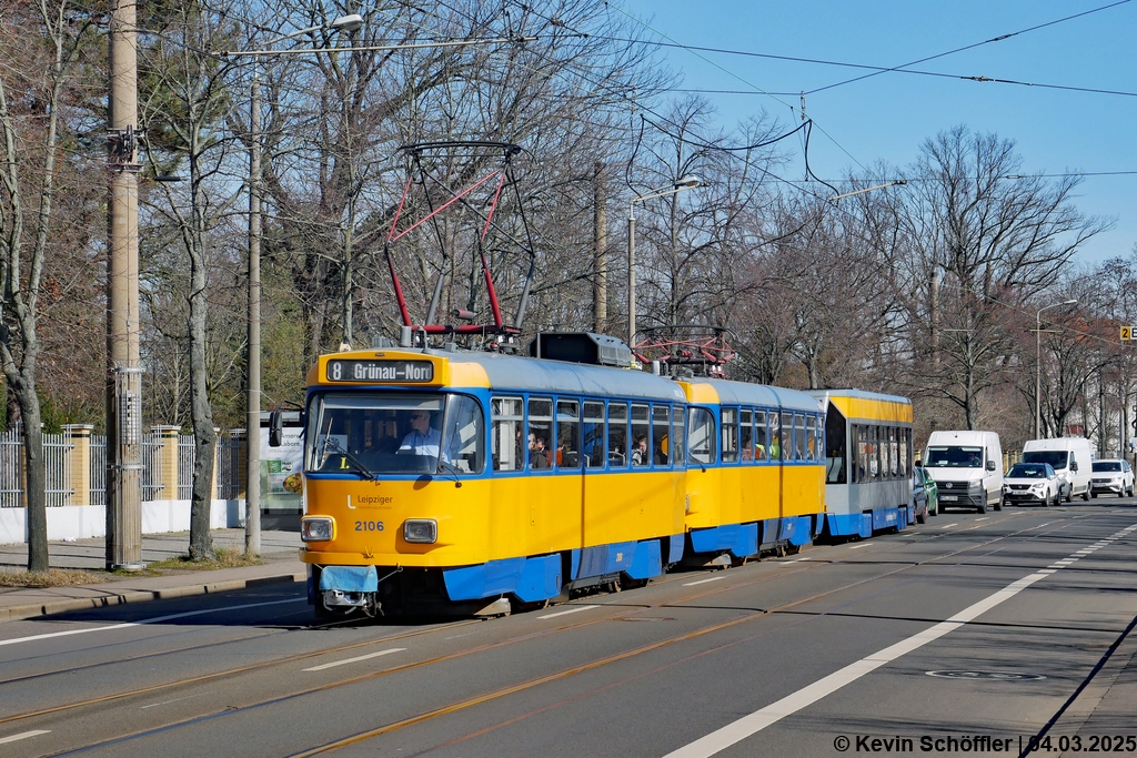 Wagen 2106 | Sellerhausen Ostheimstraße | 04.03.2025