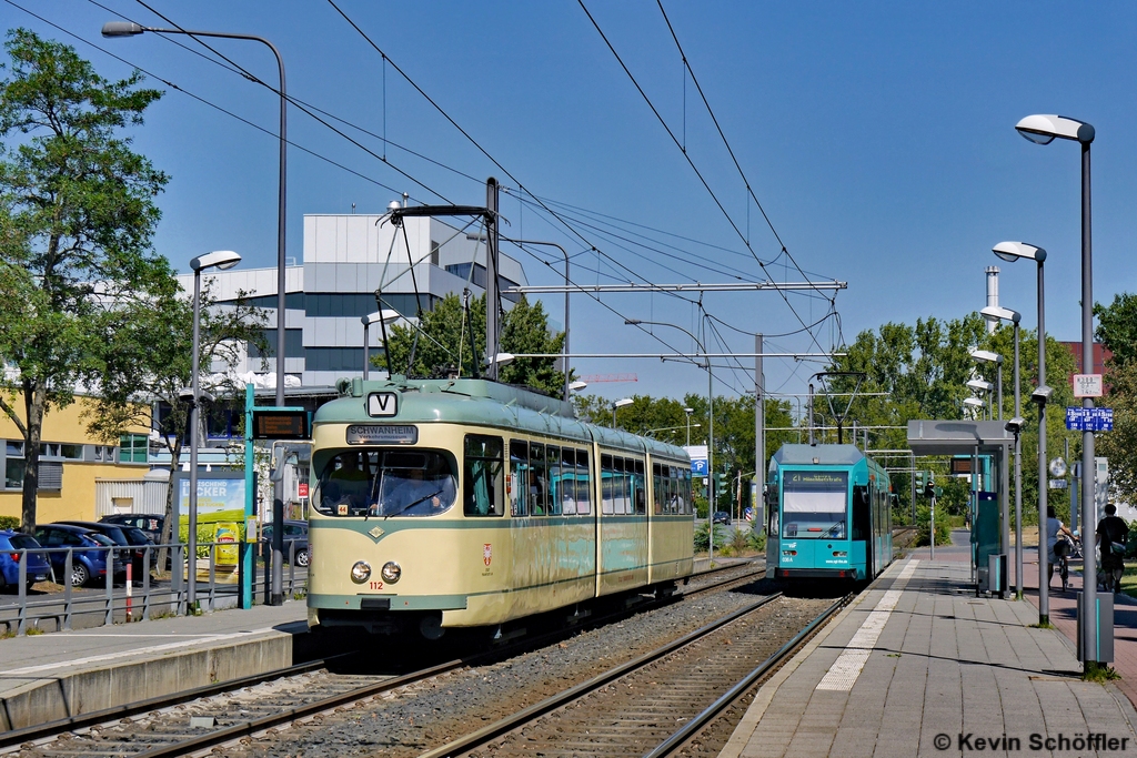 Wagen 112 | Niederrad Heinrich-Hoffmann-Straße/Blutspendedienst | 19.08.2018