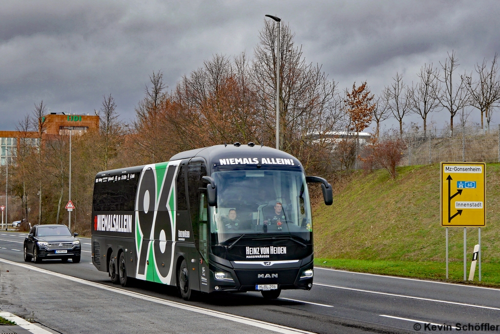 üstra Reisen | H-BL 296 | Mainz Koblenzer Straße | 09.12.2018